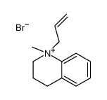 1-methyl-1-prop-2-enyl-3,4-dihydro-2H-quinolin-1-ium,bromide结构式