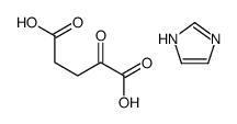 2-oxoglutaric acid, compound with 1H-imidazole (1:1) structure