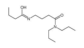 4-(butanoylamino)-N,N-dipropylbutanamide Structure