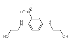 2-硝基-1,4-双羟乙氨基苯(染发剂紫BS)结构式