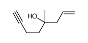 4-methyloct-1-en-7-yn-4-ol结构式