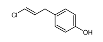 4-(3-chloro-2-propenyl)phenol Structure