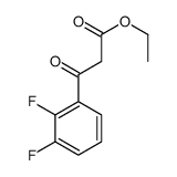 3-(2,3-二氟苯基)-3-氧代丙酸乙酯结构式