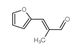 2-甲基-3-(2-呋喃基)丙烯醛结构式