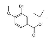 tert-butyl 3-bromo-4-methoxybenzoate结构式