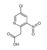 2-(5-chloro-3-nitropyridin-2-yl)acetic acid Structure