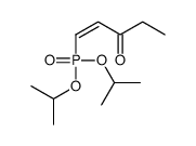 1-di(propan-2-yloxy)phosphorylpent-1-en-3-one结构式