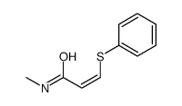 N-methyl-3-phenylsulfanylprop-2-enamide Structure