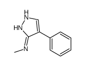 N-methyl-4-phenyl-1H-pyrazol-5-amine Structure