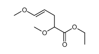 ethyl 2,5-dimethoxypent-4-enoate Structure