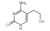 2(1H)-Pyrimidinone,6-amino-5-(2-hydroxyethyl)- Structure