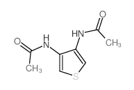 Acetamide, N,N-3,4-thiophenediylbis-结构式