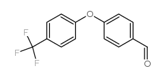 4-(4’-三氟甲基)苯氧基苯甲醛结构式