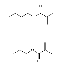丙烯酸-2-二甲基丁酯与2-甲基-丙烯酸-2-甲基丙酯聚合物结构式