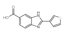 2-噻吩-3H-苯并咪唑-5-羧酸结构式