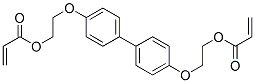 2-丙烯酸[1,1'-联苯]-4,4'-二基双(氧基-2,1-亚乙基)酯(9CI)结构式