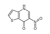 6-硝基噻吩并[3,2-b]吡啶-7-醇结构式
