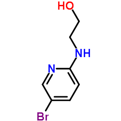 2-(5-溴吡啶-2-基氨基)乙醇结构式