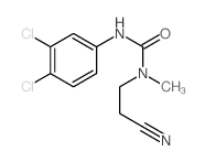 1-(2-cyanoethyl)-3-(3,4-dichlorophenyl)-1-methyl-urea Structure