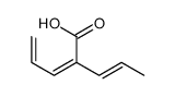 2-prop-1-enylpenta-2,4-dienoic acid结构式