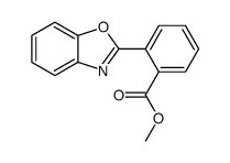 methyl 2-(1,3-benzoxazol-2-yl)benzoate结构式
