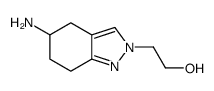 2-(5-amino-4,5,6,7-tetrahydroindazol-2-yl)ethanol结构式