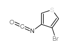 3-bromo-4-isocyanatothiophene Structure