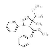 dimethyl 3-methyl-5,5-diphenyl-4H-pyrazole-3,4-dicarboxylate结构式