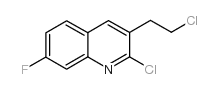 2-Chloro-3-(2-chloroethyl)-7-fluoroquinoline Structure