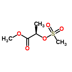 Methyl (2R)-2-[(methylsulfonyl)oxy]propanoate Structure