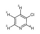 3-Chloropyridine-d4 Structure