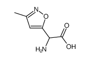 5-Isoxazoleaceticacid,alpha-amino-3-methyl-(6CI)结构式