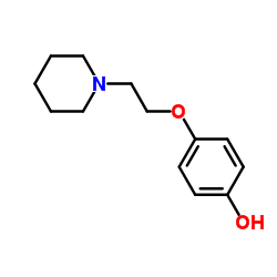 4-[2-(1-哌啶基)乙氧基]苯酚图片