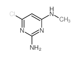 6-氯-N4-甲基嘧啶-2,4-二胺结构式