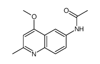 N-(4-methoxy-2-methylquinolin-6-yl)acetamide结构式