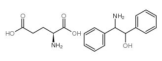 2-amino-1,2-diphenylethanol,(2S)-2-aminopentanedioic acid Structure