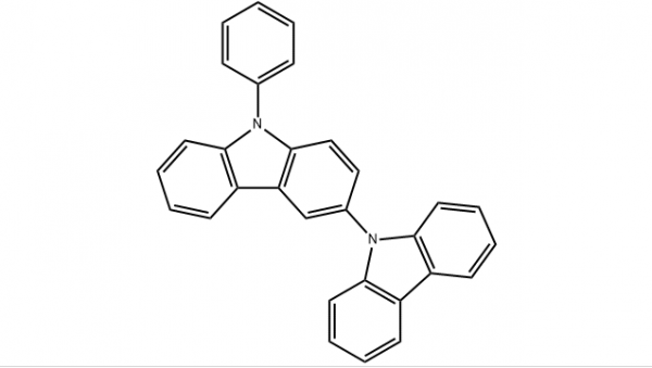 N-苯基-3,3′-双咔唑结构式