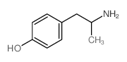 4-(2-氨基丙基)苯酚结构式