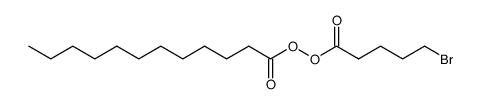 5-bromopentanoyl dodecanoyl peroxide Structure