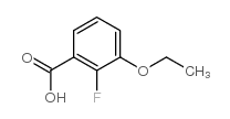 3-乙氧基-2-氟苯甲酸结构式