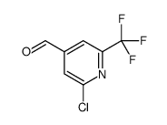 2-氯-6-(三氟甲基)异烟醛结构式