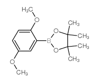 2,5-二甲氧基苯硼酸频哪醇酯结构式