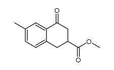 3-carbomethoxy-7-methyl-1-tetralone结构式