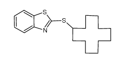2-(cyclododecylthio)benzo[d]thiazole Structure