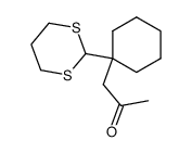 1-(1-(1,3-dithian-2-yl)cyclohexyl)propan-2-one Structure
