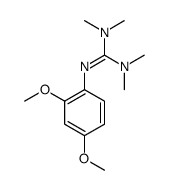 2-(2,4-dimethoxyphenyl)-1,1,3,3-tetramethylguanidine结构式
