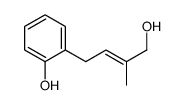 2-(4-hydroxy-3-methylbut-2-enyl)phenol结构式