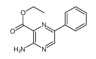 ethyl 3-amino-6-phenylpyrazine-2-carboxylate Structure
