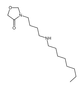 3-[4-(octylamino)butyl]-1,3-oxazolidin-4-one Structure