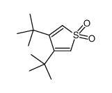 3,4-ditert-butylthiophene 1,1-dioxide Structure